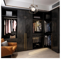 Meubles de chambre à coucher Elabor, design moderne, portes en verre, armoires et placards en bois