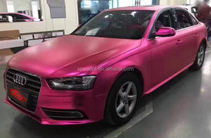 ฟิล์มเคลือบเงาสีขาวดำ1.52*18ม. แผ่นฟิล์มน้ำแข็งซาตินสีม่วงความหนืดต่ำนำเข้า - Product Image 5