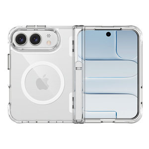 Funda Protectora Rígida Transparente Magnética Resistente para Teléfono Apple iPhone 18 Duo Ultra Fold, Anti-caídas, con Soporte - Product Image 3