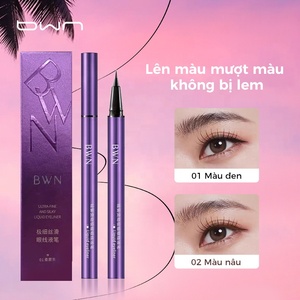 BWN 纯素有机无残忍液体眼线笔-顺滑防水速干<span class=keywords><strong>2</strong></span>色持久眼妆超细笔尖 - Product Image 1