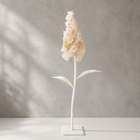 Arrangement floral personnalisable en organza/papier, fleurs artificielles réalistes faites à la main, décoration longue durée