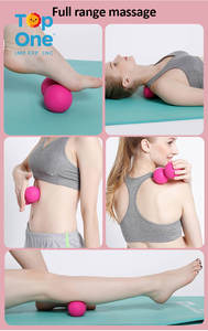 TopOne Double arachide Spiky pied boule de massage TPE PVC plantaire Fascia Relaxation soulagement de la douleur bâton boule rouleau - Product Image 3
