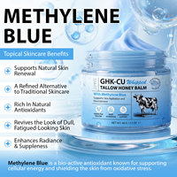 Crème hydratante visage au suif fouetté et au miel GHK-Cu 60g, enrichie en peptides de cuivre bleus, pour soins de la peau, marque distributeur