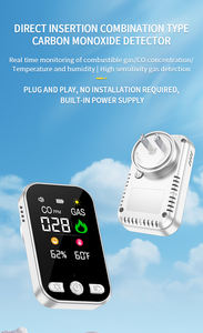 कार्बन मोनोऑक्साइड डिटेक्टर को एलपीजी गैस तापमान आर्द्रता गति सेंसर स्मार्ट होम सुरक्षा 4 जी वाइफी जीएसएम टच आईप्स अलार्म पोर्टेबल - Product Image 3