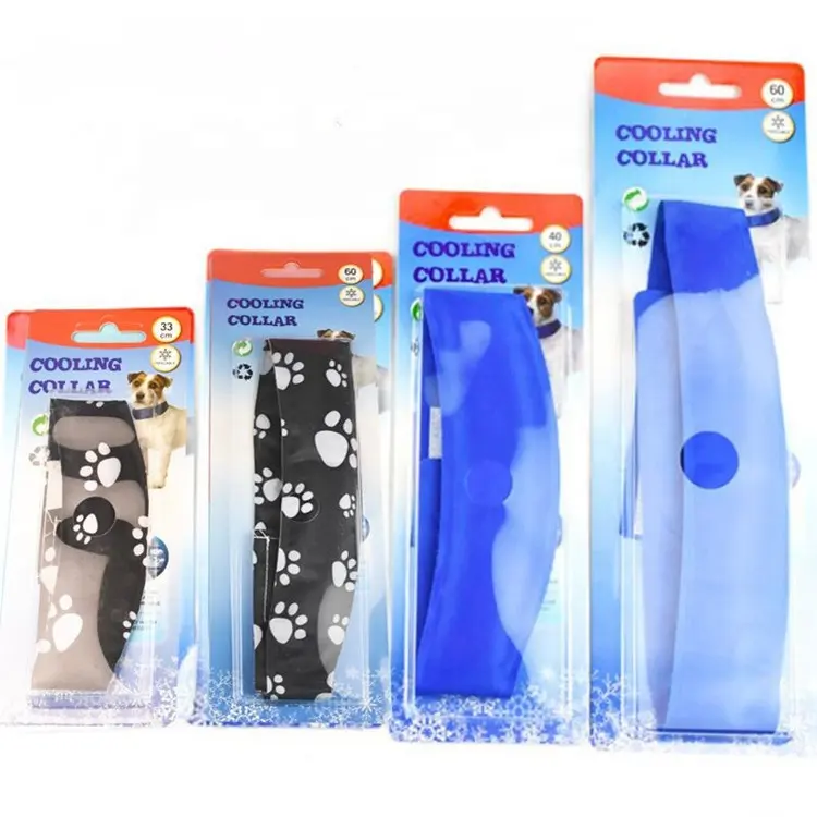 UwinPet design instant ice evaporative scarf dog cooling bandana collar