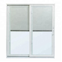 Stores intégrés Double verre creux mobile UPVC persienne et porte PVC fenêtre obturateur taille personnalisée PVC fenêtre fabricant
