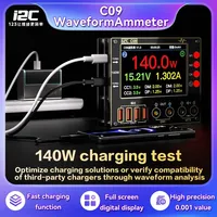 Medidor de Corriente de Onda I2C C09 0.001V/A, Multímetro de Alta Precisión de Doble Canal, Herramienta de Prueba de Carga Rápida para Reparación de Teléfonos