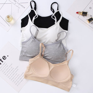 Comfortable Women's Breathable Wireless High Support Racerback Adjustable Strap Padded Seamless Yoga Sports Bra for Daily Wear