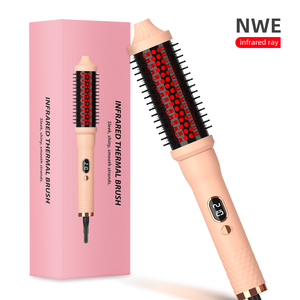 Thermischer Dual-Voltage Infrarot Beheizter Rundhaar-Multi-Styler Haarlocken-Heizkamm Glätteisen Heißluftbürste - Product Image 6