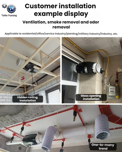 3 "/4"/5 "/6"/8 "/10"/12 "ABS phòng tắm thông gió ống tăng cường Ống thương mại nhà bếp vắt Quạt Thông Gió 10 inch - Product Image 5