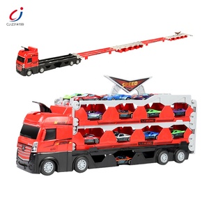 Chengji 207CM Camion Giocattolo Ferroviario, Auto in Metallo Pressofuso, Camion Grande con Catapulta Pieghevole e Pista di Lancio - Product Image 1