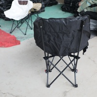 Chaise de camping pliante moderne et tendance en acier inoxydable 2026, portable, ultra-légère, pour plage, parc, hôtel, grande forme de lune