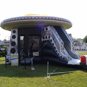 Lâu Đài <span class=keywords><strong>Bouncy</strong></span> <span class=keywords><strong>UFO</strong></span> Bơm Hơi Và Bảo Đảm Chất Lượng Trò Chơi Trượt - Product Image 2