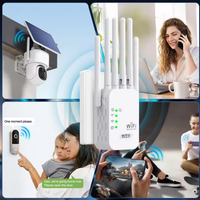 300Mbps Antenas externas Wifi Repetidor Boost 2,4G Extensor de largo alcance Amplificador de señal WiFi Repetidor
