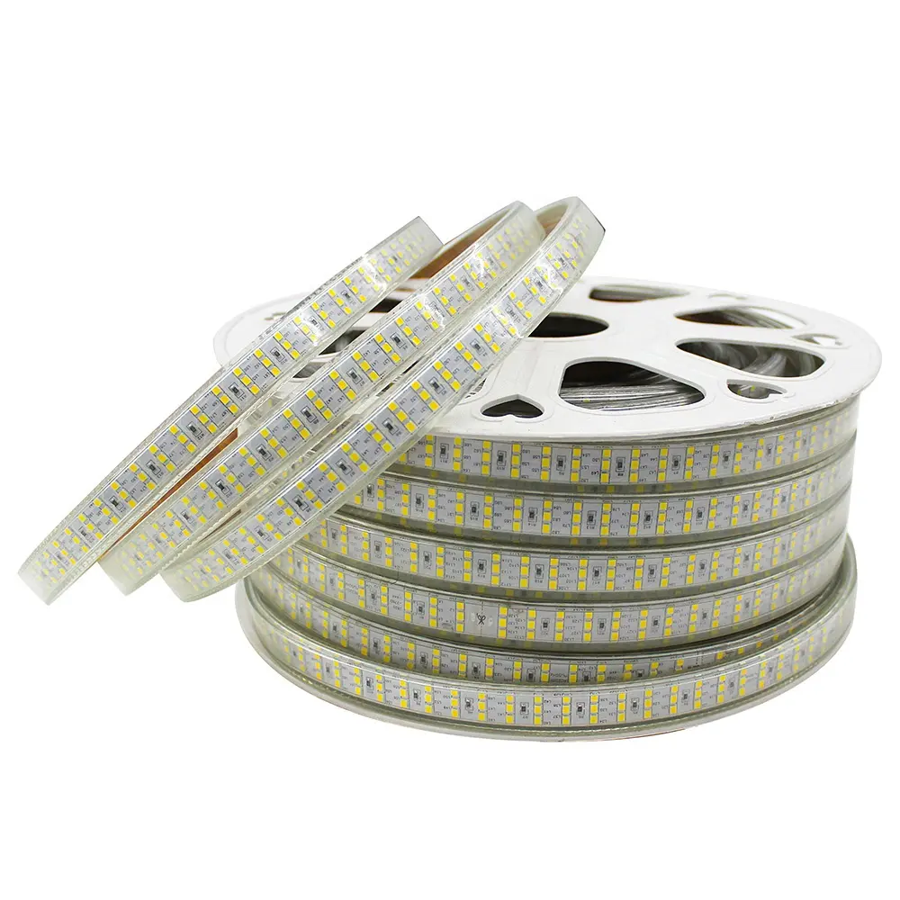 High Voltage Density Factory 276leds/m AC 110V 220V 15W 50M IP67 Waterproof SMD 2835 LED Strip Lights