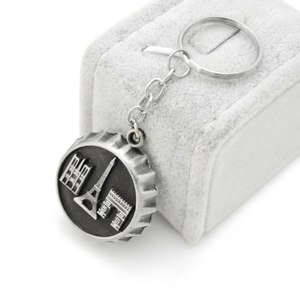 Vente en gros de porte-clés souvenir de bouchon de bouteille porte-clés arc de triomphe tour eiffel Notre Dame de <span class=keywords><strong>Paris</strong></span> - Product Image 6