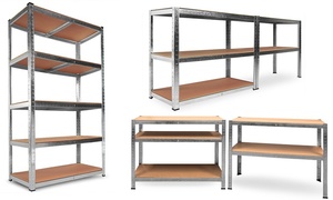 Étagère de rangement industrielle robuste et réglable pour <span class=keywords><strong>garage</strong></span> - Product Image 6