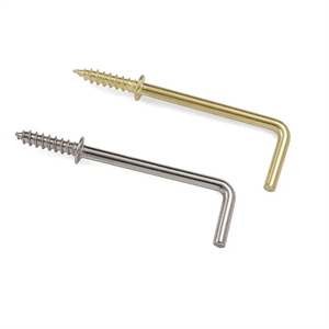 Bán Buôn 1/2Mm Câu Hỏi Đánh Dấu Vít Đồng Mạ Hình Của Bảy Móc Tự Khai Thác Vít 5/8 Right-Angle Móc L Hình Vít - Product Image 6