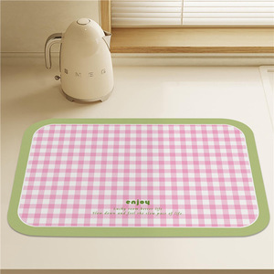 Tapis de comptoir absorbant pour café et accessoires de bar, 12"x19" et 16"x18", pour machine à café, <span class=keywords><strong>pot</strong></span> et égouttoir à vaisselle - Product Image 3