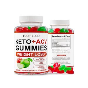 Fabrika Toptan Organik Elma Sirkesi Jelibonları Keto ACV Jelibon Sağlıklı Kilo Verme Diyet Takviyesi Düz Bel İnce Jelibon - Product Image 2