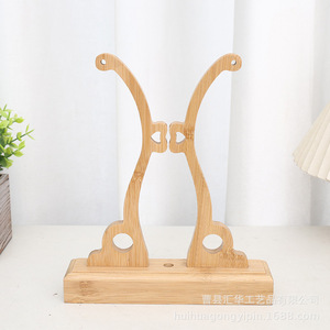 In stock: solid wood <b>fan</b> <b>stand</b>, simple round <b>fan</b> bracket base, wooden Chinese style <b>fan</b> holder, folding <b>fan</b> <b>stand</b>, classic - Product Image 1