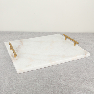 ถาดไม้สีขาวสำหรับอ่างอาบน้ำถาดไม้ลายหินอ่อนแบบกำหนดเองสำหรับอ่างอาบน้ำสไตล์ทันสมัยทนทานและประหยัดพื้นที่ - Product Image 3