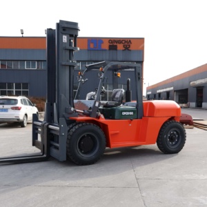 Montacargas Diésel <span class=keywords><strong>de</strong></span> 10 Toneladas Serie Qingcha, Económico, con Mástil <span class=keywords><strong>de</strong></span> 3000 mm y Diseño <span class=keywords><strong>de</strong></span> Reubicación Rápida para <span class=keywords><strong>Alquiler</strong></span> y Construcción - Product Image 1