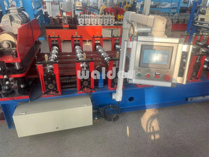 Single Layer <b>Sheet</b> Metal Roof Profile Roll Forming Machine Roofing <b>Sheet</b> Making Machine Trapezoidal Steel <b>Tile</b> Making Machinery - Product Image 4