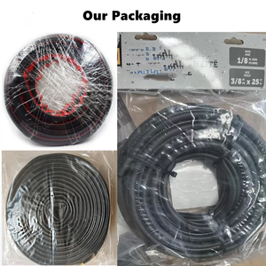 Striscia Adesiva in Gomma Spugnosa EPDM a Forma di Pzdb per Isolamento Acustico e Sigillatura di Porte e Finestrini Auto - Product Image 6