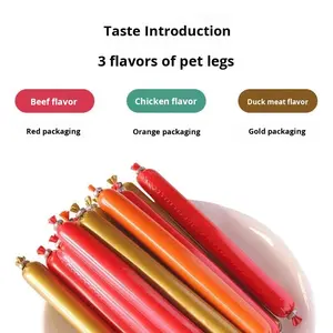 Chien haute teneur en protéines écologique lyophilisé biologique poulet jambon saucisse <span class=keywords><strong>nourriture</strong></span> pour animaux de compagnie friandises avec vitamines et minéraux en vrac en gros - Product Image 3