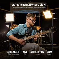 NEEWER Lot de 2 lampes vidéo 480 LED bicolores à intensité variable et kit d'éclairage sur pied pour YouTube Studio Photography Video Shooting