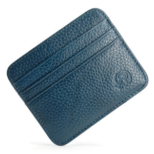 Tarjetero <span class=keywords><strong>de</strong></span> Cuero Genuino Ultrafino para Hombre, Porta Identificación, Porta Pasos <span class=keywords><strong>de</strong></span> Autobús, Funda para Licencia <span class=keywords><strong>de</strong></span> <span class=keywords><strong>Conducir</strong></span>, Cartera - Product Image 1