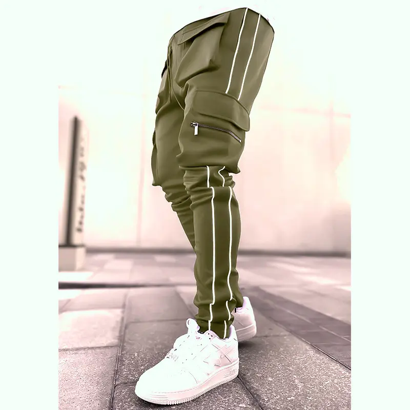 Mannen Joggers Broek Multi-Pocket Elastische Taille Harembroek Mannen Hip Hop Streetwear Joggingbroek Potlood Broek Techwear