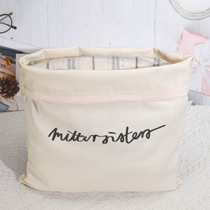 Sac à poussière en coton biologique sergé avec cordon de serrage, logo personnalisé imprimé, sac à poussière réutilisable en coton pour chaussures, sac à main, chapeau - Product Image 5