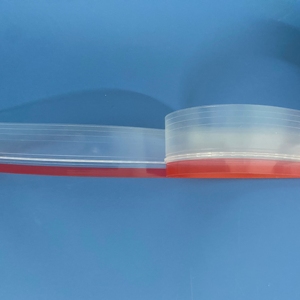 Nhà Máy Bán Hàng Trực Tiếp Trong Suốt Mở End PE Nhựa Sinh Thái Thân Thiện Với Nắp Kéo Dây Kéo Cho Quần Áo Bao Bì Zip Khóa Túi - Product Image 1