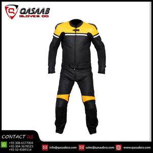 Noir Jaune Couleur Dernier Style Respirant Personnalisé Moto En Cuir Combinaison De Course Moto Biker Racing En Cuir Costumes - Product Image 3