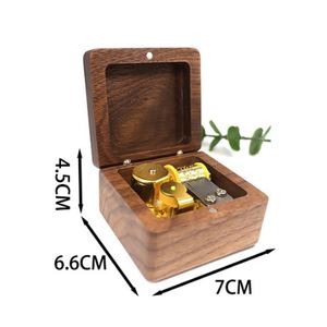 Wholesale Mini Wood Mechanism <b>Music</b> <b>Boxes</b> with Customizable LOGO for Gifts - Product Image 2