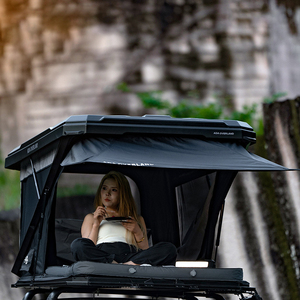 Ada Overland Roof Top <b>Tent</b> Hard Graphene Coating <b>Waterproof</b> Abs Car Roof Top <b>Tent</b> With 2.3m Ladder - Product Image 1