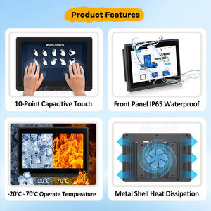 1000 Nit Sonnenlichttauglicher Eingebetteter <span class=keywords><strong>Touch</strong></span> Monitor – Indoor & Outdoor Wandmontage LCD Industrieller Kapazitiver Touchscreen - Product Image 2