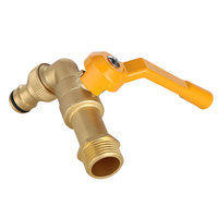 Rastaps XX- 22304 Nouveau Design Extérieur Robinet Unique Sortie Aluminium Poignée Laiton Jardin Robinet Cock Robinet D'eau Bibcock