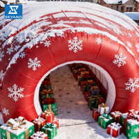 Tunnel gonflable de tente gonflable décorative extérieure d'Inflatables de la publicité de Noël