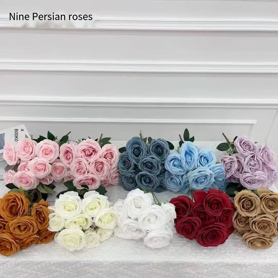 กุหลาบเปอร์เซียเก้าดอก