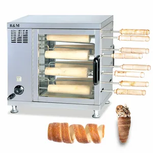 China commercial kurtos kalacs kurtoskalacs baking recipe oven chimney chimeny cake oven truck bakery maker ofen rollers machine