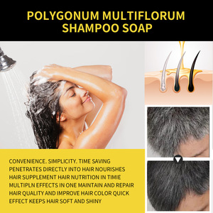 Shampoo colorant pour cheveux EELHOE, essence de renouée multiflore, noir, hydratant, nettoyant pour cheveux, réparation, shampooing doux - Product Image 4