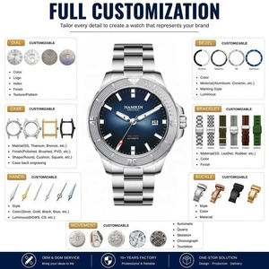 Reloj de Buceo de Fabricación Personalizada OEM, Bisel de Cronometraje, Relojes Automáticos de Acero Inoxidable de Lujo Clásico de Alta Calidad, Súper Luminosos - Product Image 2