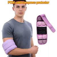 Compresse froide longue multifonctionnelle PCM pour soulager les douleurs au coude/à la genouille, coussin de refroidissement respirant pour le sport, 66x14cm, classe I, marque Bingfan