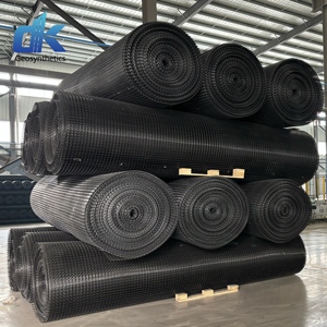 Géogrille biaxiale en PP 15KN <span class=keywords><strong>pour</strong></span> la construction routière et les clôtures agricoles, géogrille en polypropylène 20KN 30KN 40KN, prix de gros, Geomalla - Product Image 1