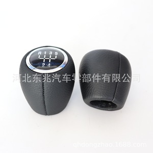 Chevrolet Cruze Leather <b>Shift</b> <b>Knob</b> DZ09 Q1-2 Black 6-Speed Gearshift Head For Manual Transmission - Product Image 2