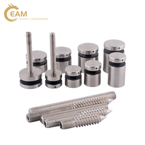 مسامير تثبيت زجاجية دائرية بتصميم عصري لجميع أنواع الدرابزين الزجاجي الجانبي بالجملة - Product Image 4