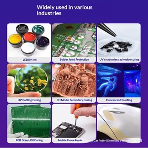 Lampe de polymérisation UV haute puissance pour mastic de <span class=keywords><strong>carrosserie</strong></span> automobile, peinture à séchage rapide, vernis, encre adhésive sans ombre - Product Image 4